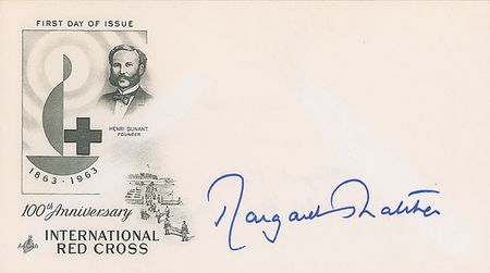 Lot #184 Margaret Thatcher Signed Photograph and Cover - Image 2