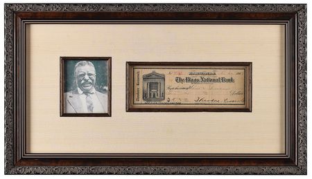 Lot #16 Theodore Roosevelt Check