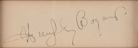 Lot #515 Humphrey Bogart and Ingrid Bergman Signatures - Image 2