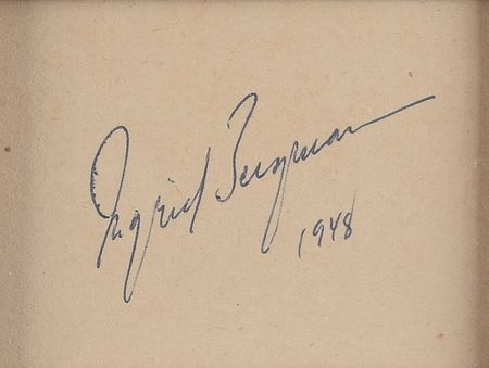 Lot #515 Humphrey Bogart and Ingrid Bergman Signatures - Image 3