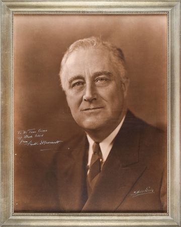 Lot #23 Franklin D. Roosevelt: Huge Harris & Ewing