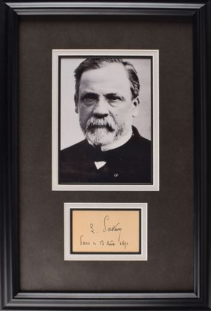 Lot #96 Louis Pasteur Signature - Image 1