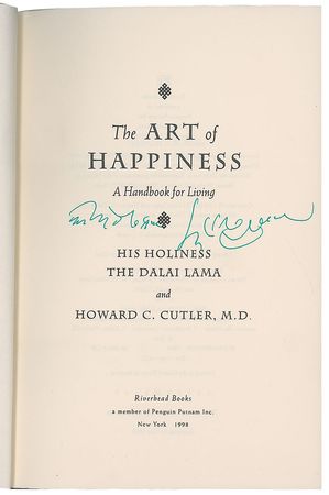Lot #133 Dalai Lama Book - Image 1