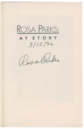 Lot #164 Rosa Parks Book - Image 1
