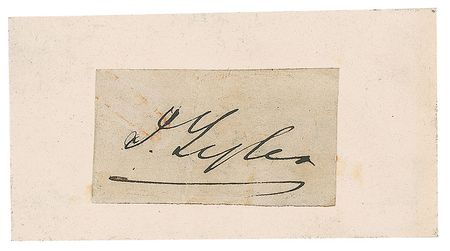 Lot #6 John Tyler Signature