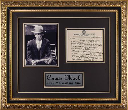 Lot #811 Connie Mack: 