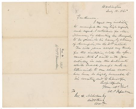 Lot #153 Lincoln Cabinet Members Group Lot - Image 2