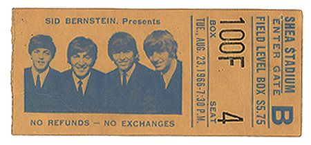 Lot #460 Beatles Ticket - Image 2