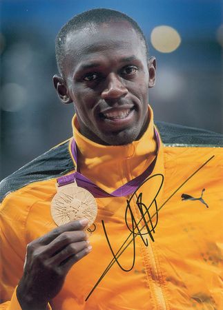 Lot #749 Usain Bolt Signed Photographs - Image 2