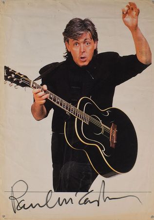 Lot #404 Beatles: Paul McCartney Poster - Image 1