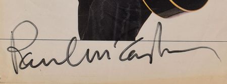 Lot #404 Beatles: Paul McCartney Poster - Image 2