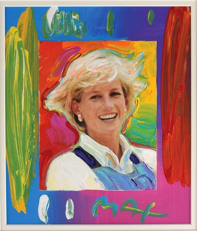Lot #286 Peter Max: Princess Diana portrayed by pop artist Peter Max - Image 2
