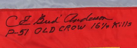 Lot #207 Bud Anderson Banner - Image 2