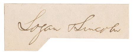 Lot #9 Abraham Lincoln Signature