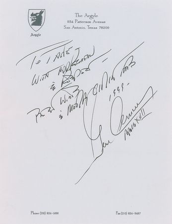 Lot #251 Gene Cernan - Image 2
