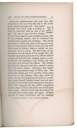Lot #15 Theodore Roosevelt: Special edition of Roosevelt's 'The Winning of the West,' with manuscript describing a violent Indian encounter during St. Clair's defeat - Image 4