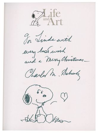 Lot #314 Charles Schulz Book - Image 1