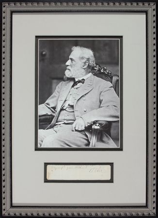Lot #192 Robert E. Lee Signature - Image 1