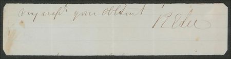 Lot #192 Robert E. Lee Signature - Image 2