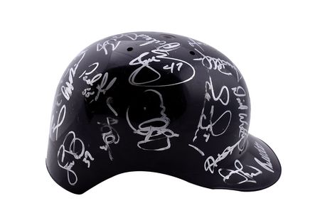 Lot #836 NY Mets Signed Batting Helmet - Image 4