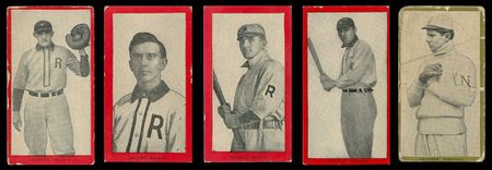 Lot #669 1910 T210 and T211 Baseball Card Collection of (5) Baseball Cards - Image 1