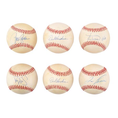 Lot #747 Baseball: Hall of Famers and Superstars Signed Baseballs - Image 1