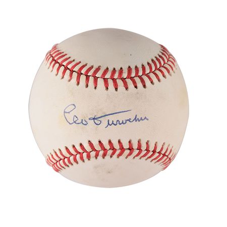 Lot #822 Willie Mays and Leo Durocher Signed Baseballs - Image 1