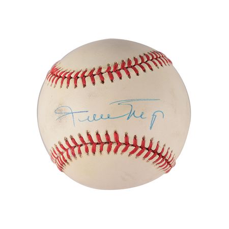 Lot #822 Willie Mays and Leo Durocher Signed Baseballs - Image 4