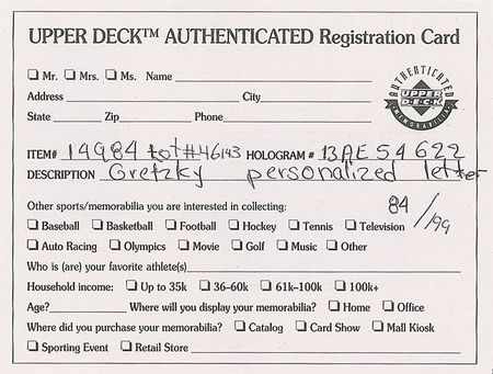 Lot #790 Wayne Gretzky - Image 8