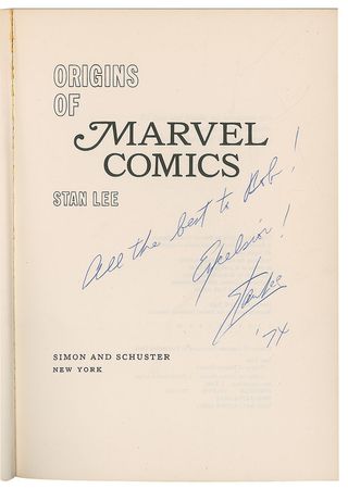 Lot #304 Stan Lee Book - Image 1
