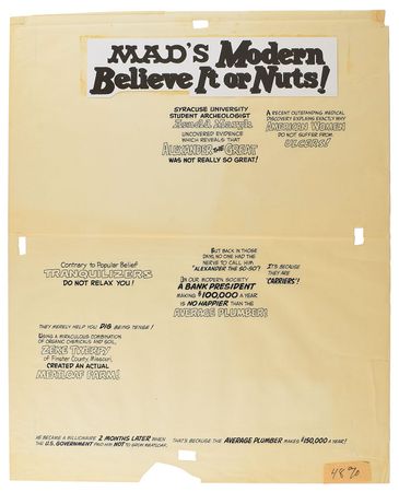 Lot #305 MAD: Bob Clarke Artwork - Image 1