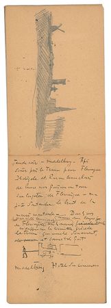 Lot #292 Paul Signac: Signac’s sketchbook from his trip to Holland in 1896 - Image 11