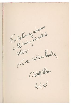Lot #160 Ralph Nader - Image 1