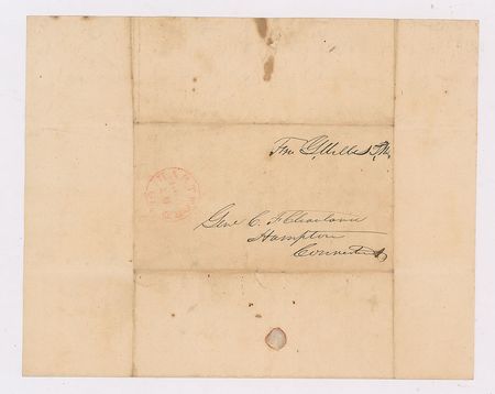 Lot #186 Gideon Welles Handwritten Letter Signed - Image 2