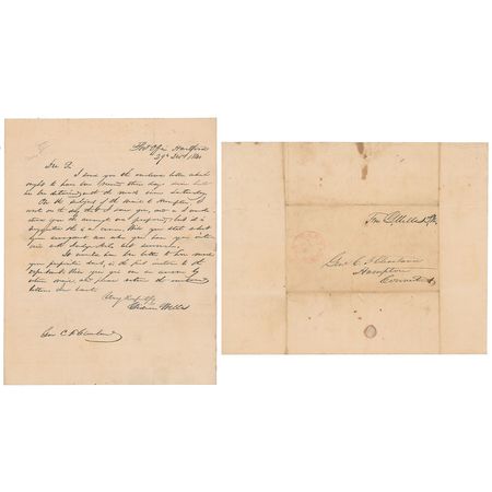 Lot #186 Gideon Welles Handwritten Letter Signed - Image 3