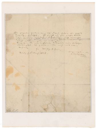 Lot #379 Carl Maria von Weber Handwritten Letter Signed - Image 1