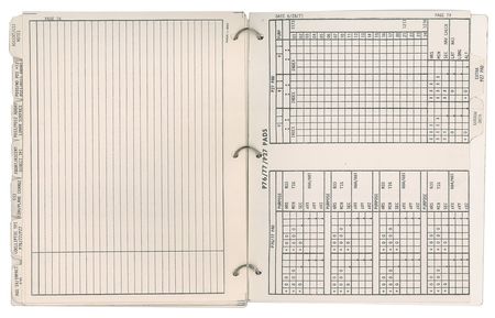 Lot #5243 Dave Scott?s Lunar Surface-Used LM Data Card Book - Image 3