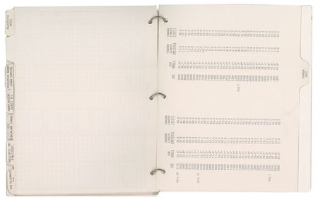 Lot #5243 Dave Scott?s Lunar Surface-Used LM Data Card Book - Image 4