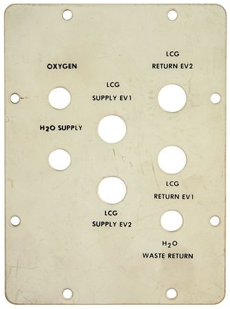 Lot #5388  Space Shuttle Valve Panel - Image 1