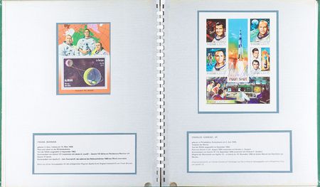 Lot #4249  Astronauts Signed Stamp Collection - Image 2