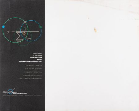 Lot #5395  Douglas Aircraft Company Earth and Solar System Prints - Image 2