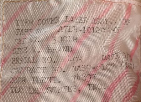 Lot #5088 Vance Brand's A7LB Suit TMG Assembly - Image 3