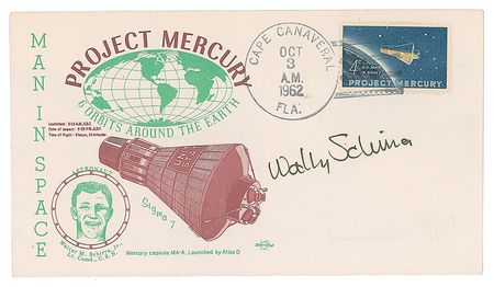 Lot #5043 Wally Schirra Signed Covers - Image 2