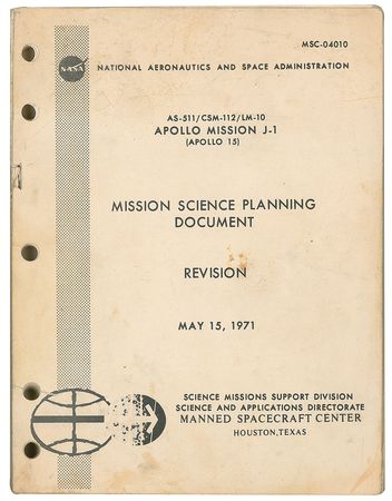 Lot #5234  Apollo 15 Mission Science Planning Document - Image 4