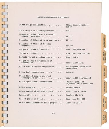 Lot #5396  General Dynamics Atlas OGO-A SLV Publication - Image 1