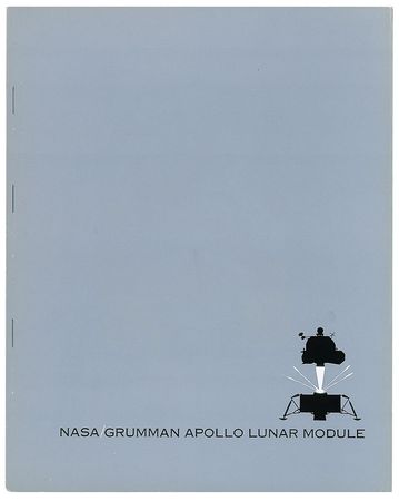 Lot #5272  NASA/Grumman Apollo Lunar Module Transgraphic Brochure - Image 1