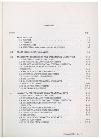 Lot #5144  CSM/LM Spacecraft Operational Data Book - Image 1