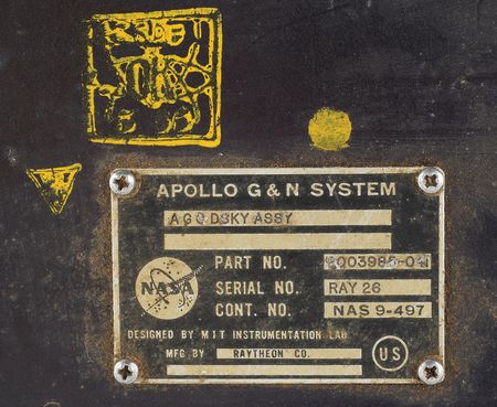 Lot #5222  Apollo 14 LM Simulator Computer Display and Keyboard (DSKY) from MIT Instrumentation Laboratory - Image 6