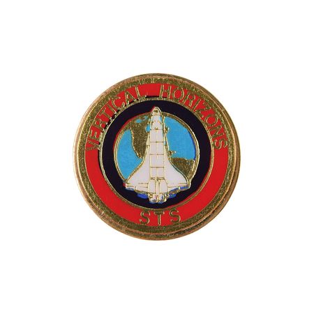 Lot #5362  STS-61-C Flown Painting and Pin - Image 4