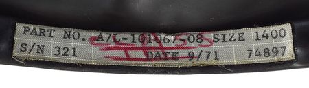 Lot #5135 John Young Apollo Space Suit Neck Dam - Image 4